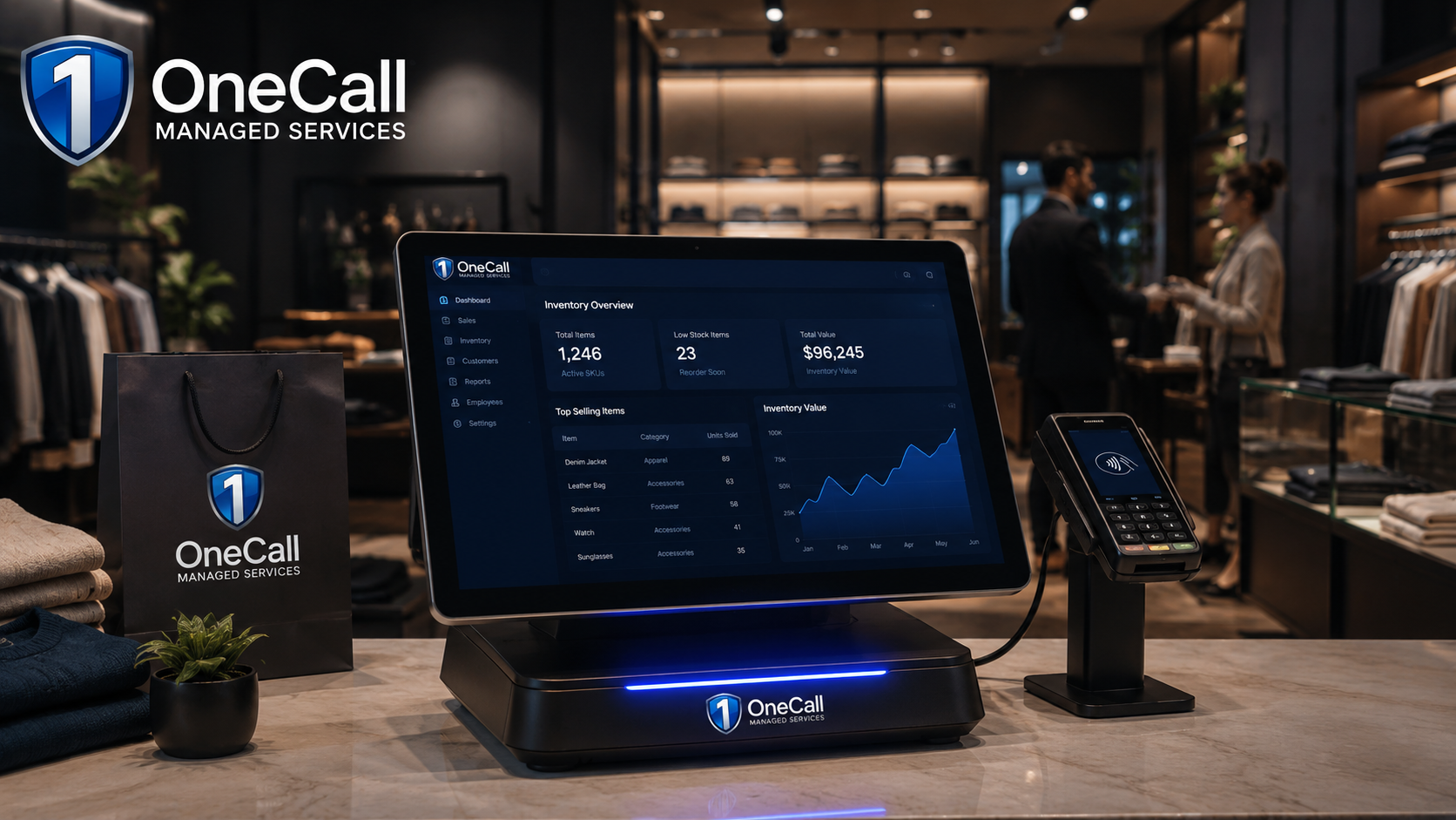 Modern POS system for restaurants and retail stores